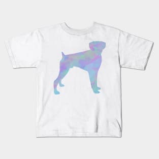 Rainbow Pastel Boxer Kids T-Shirt